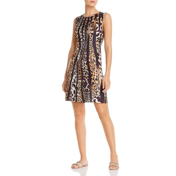 NEW Kobi Halperin leopard illusion dress, M - Picture 1 of 6